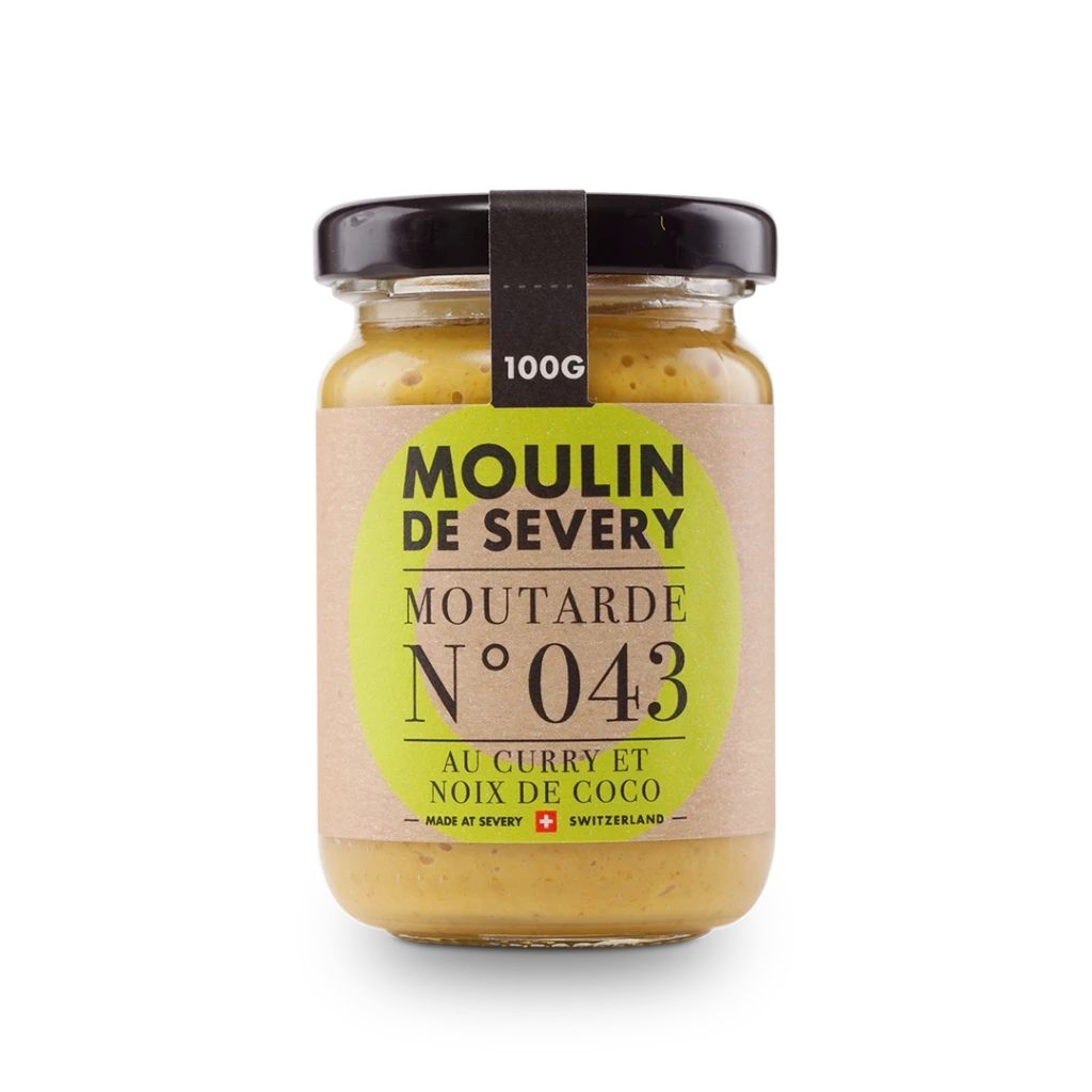Moutarde au curry et noix de coco