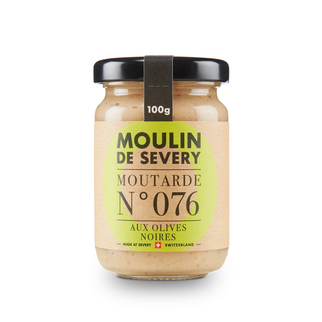 Moutarde aux olives noires