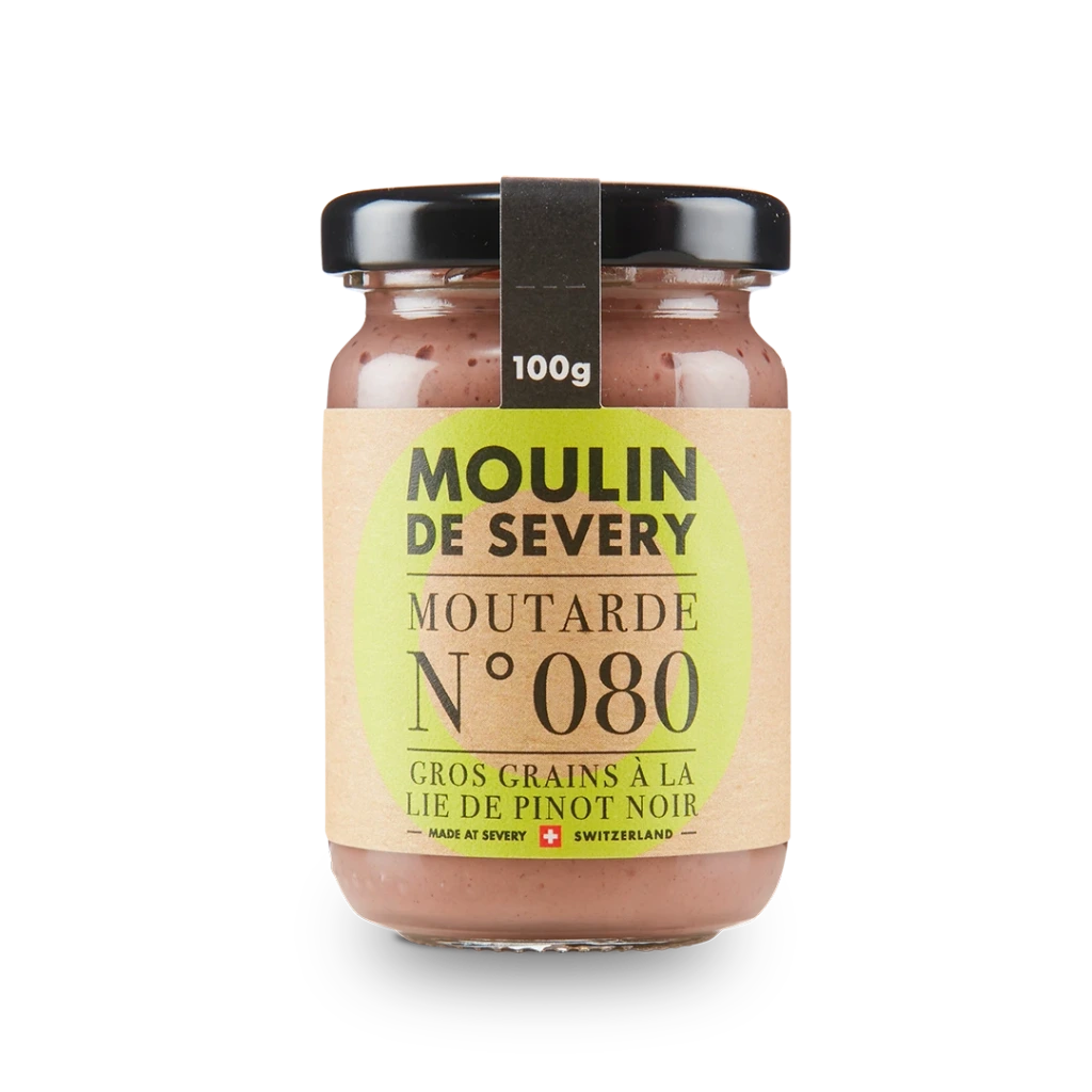 Moutarde gros grains à la lie de pinot noir